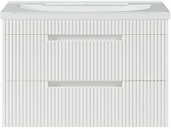 Brevita Тумба с раковиной Ariana 80 белая – фотография-1