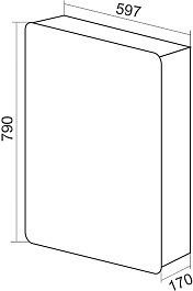 Mixline Мебель для ванной Вектор 60 подвесная белая – фотография-18