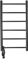 Domoterm Полотенцесушитель электрический Классик DMT 109-6 40x81 ЧРН EK L черный