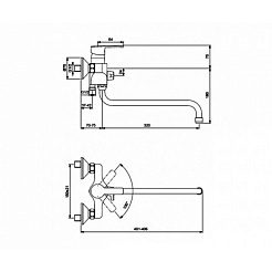 Vidima Смеситель для ванны и душа UNO BA240AA – фотография-2