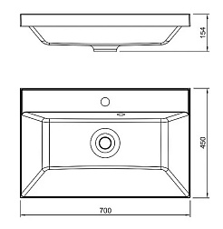 Jorno Тумба с раковиной Tossony 70 дуб самдал/антрацит Toss.01.70/P/DS-A/JR – фотография-10