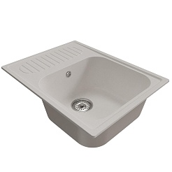 Mixline Мойка кухонная ML-GM18 ультра-белая – фотография-2