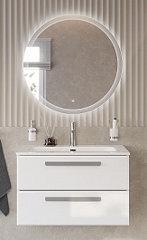 BelBagno Мебель для ванной Eco Cer-N 80 CZR-8073-80 bianco opaco ручки серые – фотография-1