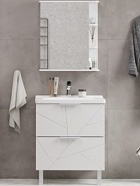 Volna Мебель для ванной Twing 80.2Y белая – фотография-1