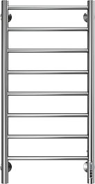 Terminus Полотенцесушитель электрический Аврора П8 400x850 хром – фотография-1
