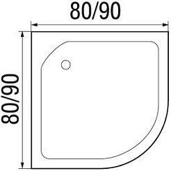 River Душевая кабина NARA Light 90/15 МТ Б/К – фотография-11