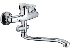 Frap Смеситель для ванны H13 F2114-B хром – фотография-1