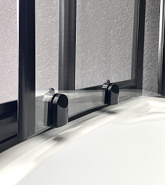 Royal Bath Душевой уголок RB 100BK-T-BL 100х100х200 – фотография-3