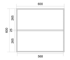 Mixline Тумба с раковиной Аврора 60 белая – фотография-4