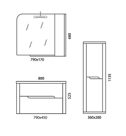  Тумба под раковину Innato 80 – фотография-2