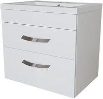 Mixline Тумба с раковиной Марго 60 подвесная белая