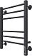 Terminus Полотенцесушитель электрический Сицилия П6 450x600 черный матовый – фотография-5