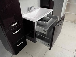 Акватон Мебель для ванной Валенсия 75 ZSH гранат – фотография-8