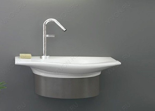 Jacob Delafon Полупьедестал для раковины Stillness E75628-39R серый металл – фотография-2