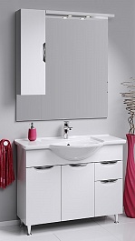 Aqwella Зеркальный шкаф Эколайн 105 – фотография-3