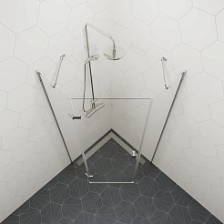 Triton Душевой уголок Сигма-хром 100/100 Щ0000056790 – фотография-3