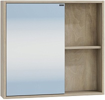 СанТа Зеркальный шкаф Прима 70 дуб светлый