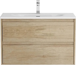 BelBagno Тумба с раковиной Kraft 39 80 Rovere Nebrasca Nature с раковиной BB-8099-3-80 – фотография-2