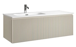 Sancos Тумба под раковину Snob R 1.0 120 L beige soft – фотография-1