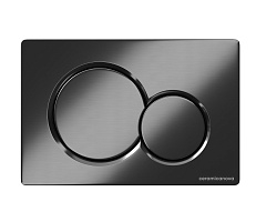 Ceramicanova Кнопка смыва Balance Circle CCN12-003GG вороненая сталь