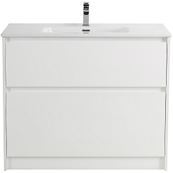 BelBagno Мебель для ванной Kraft 100 напольная Bianco Opaco – фотография-2