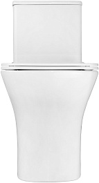 Azario Унитаз-моноблок Lodi AZ-8617 безободковый с бачком с сиденьем микролифт белый – фотография-4