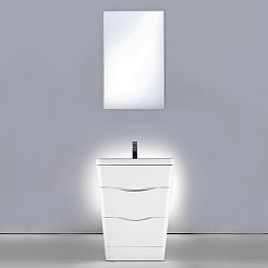 BelBagno Мебель для ванной PIRAMIDE 650 Bianco Lucido – фотография-5