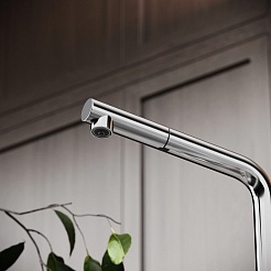 Sancos Смеситель для кухни Spin брашированный никель SC4015BN – фотография-6