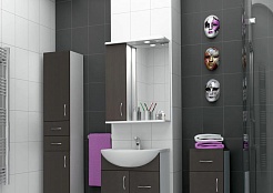 Какса-а Мебель для ванной Венге 70 L – фотография-3