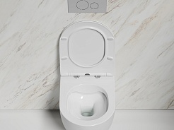 Ceramicanova Подвесной унитаз Modena Rimless CN6063 белый – фотография-3