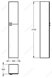 Ideal Standard Шкаф-пенал "Connect New" – фотография-3