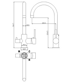 Rossinka Смеситель для кухни Z35-28 – фотография-2
