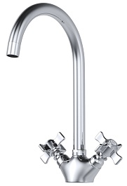 Mixline Смеситель для кухни 1/2 ML30-032 "Classic" хром – фотография-1