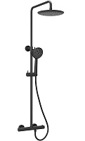 Sancos Душевая система Game с термостатом чёрный матовый SC3002MB