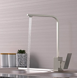 Mixline Смеситель для кухни 35k MLSS-0318 сталь – фотография-2