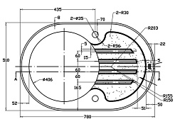 Zorg Кухонная мойка "Inox Glass" GL-7851-OV-WHITE – фотография-2