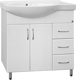 Style Line Тумба с раковиной Стандарт №25 82 правая – фотография-1