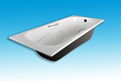 Castalia Чугунная ванна Paola 170x75x42 с ручками – фотография-3