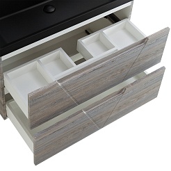 BelBagno Мебель для ванной Vittoria 100 подвесная Pino с раковиной BB1000/450-LV-ART-AST-NERO – фотография-6