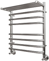 Point Полотенцесушитель водяной П7 500x600 PN09156SP с полкой хром