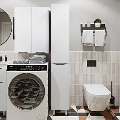 Vivon Тумба с раковиной Ostin 60 напольная белая матовая – фотография-19