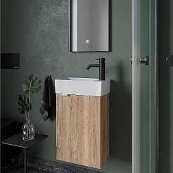 Sancos Тумба под раковину Mini 35 R дуб галифакс натуральный – фотография-4