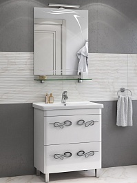 Vigo Мебель для ванной Olivia 2-70 белая – фотография-1