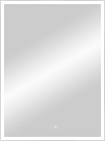 Continent Зеркало Frame Silver Led 600x800