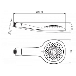 Lemark Лейка для душа LM0815CWhite – фотография-2