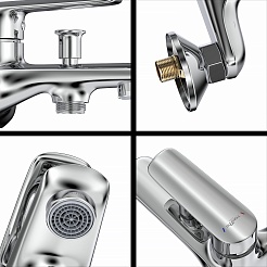 Tokito Смеситель для ванны TOKITO MISAWA хром TOK-MIS-1014 – фотография-8