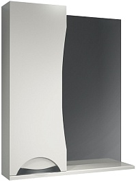 Какса-а Зеркальный шкаф Каприз 65 L белый – фотография-1