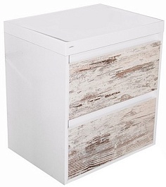 Mixline Тумба с раковиной и столешницей Аврора 60 матрикс – фотография-7