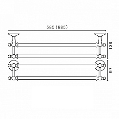 Art&Max Полотенцедержатель Antic AM-2648AL – фотография-2