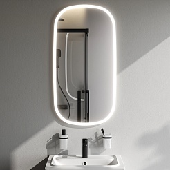 Am.Pm Зеркало Func 55x100 с подсветкой – фотография-3